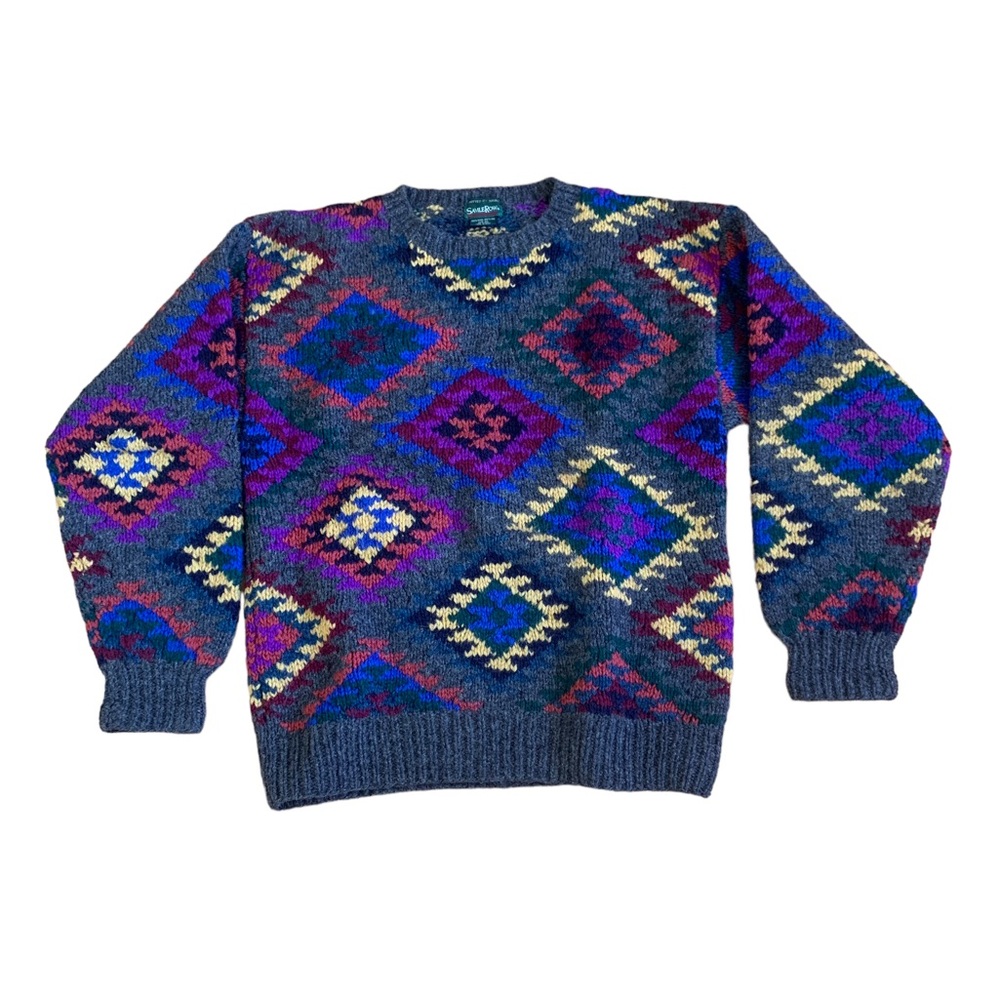 Vintage Savile Row wool sweater. Size XL.